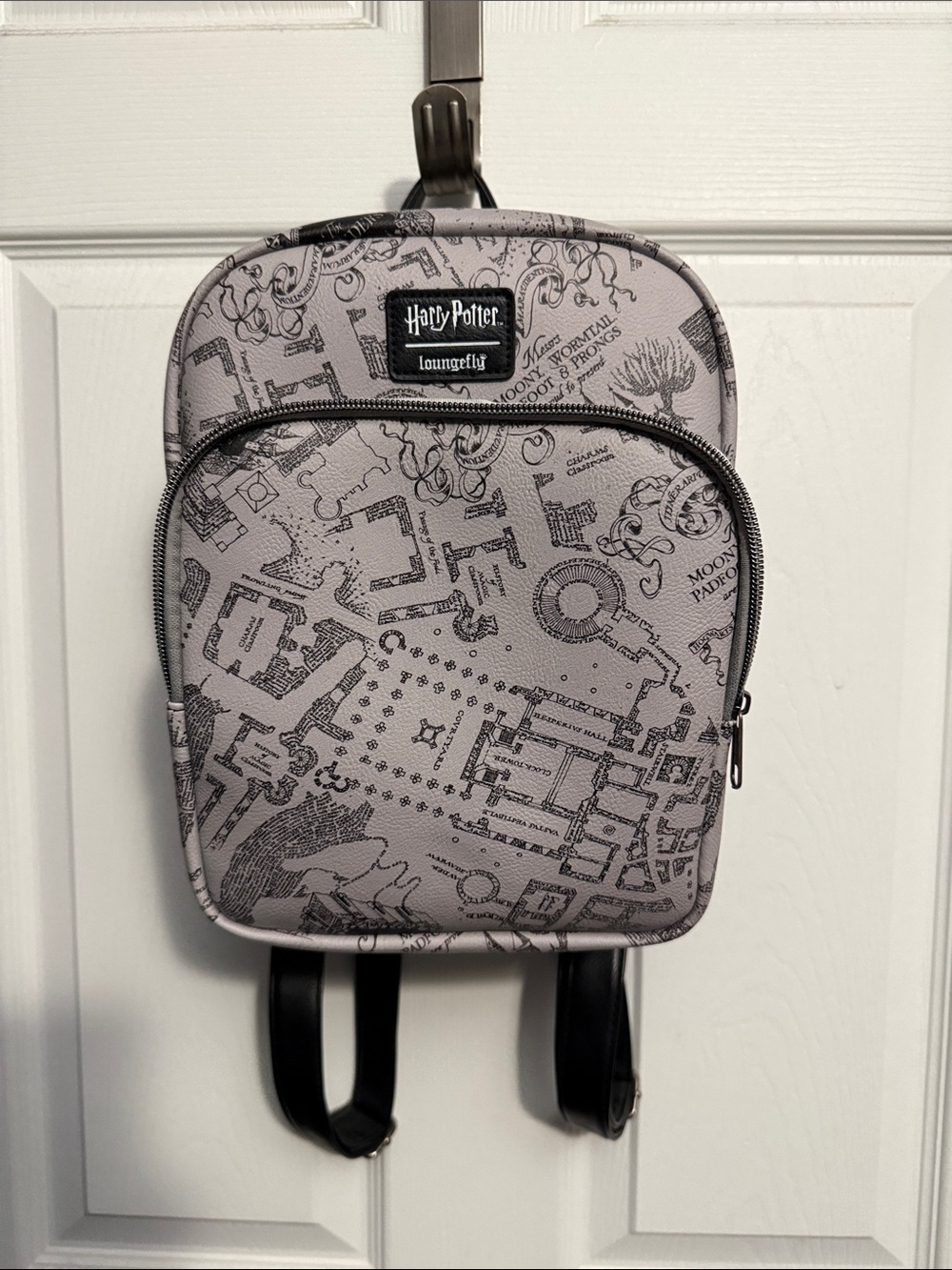 Loungefly Harry Potter Gray Marauder Map Mini Backpack - Picture 1 of 6